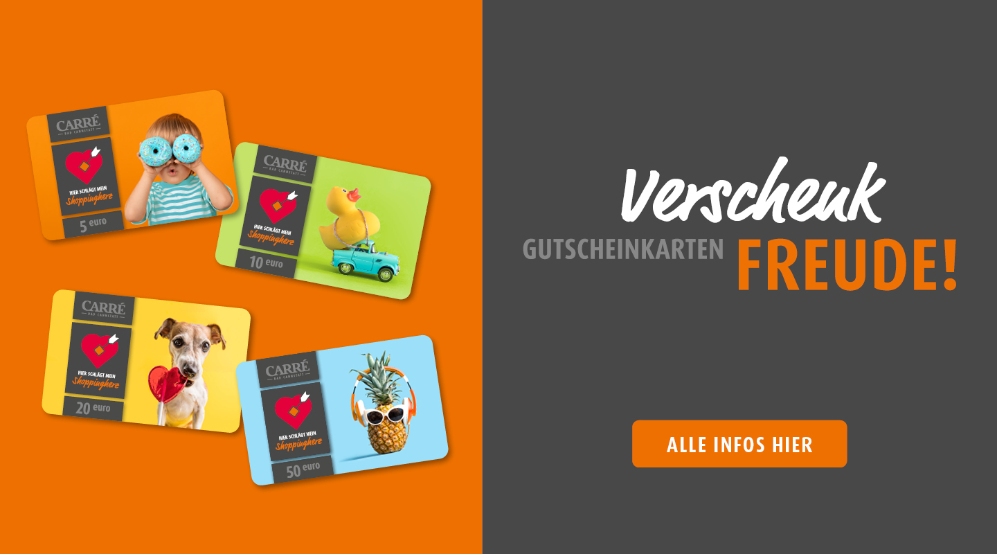 CARRÉ Gutschein – das Geschenk für jeden Anlass